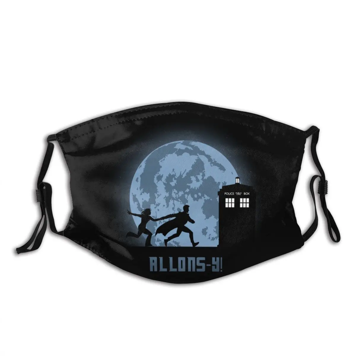 Антибактериальная защитная маска для лица TARDIS dp-y с фильтрами PM2.5 одноразовая рта