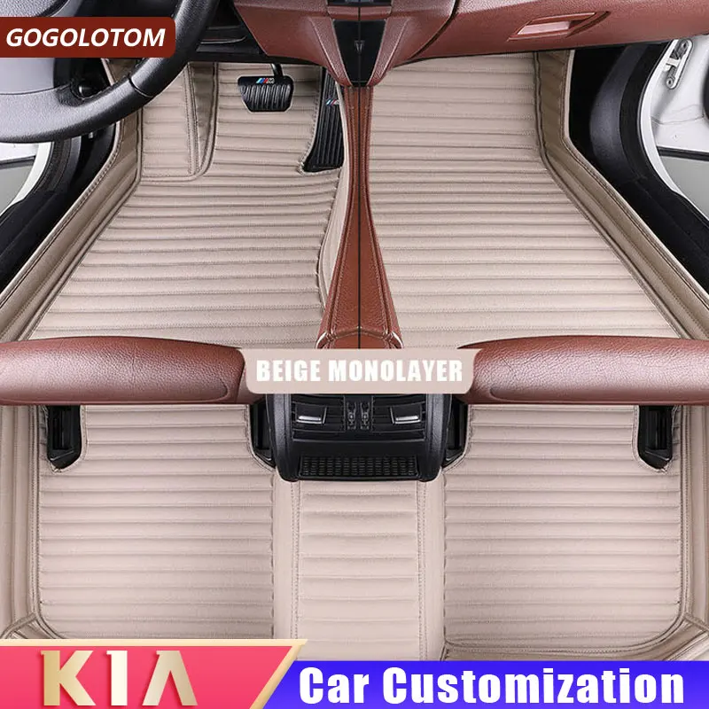 Автомобильные коврики для Kia Sportage 2018 Rio 3 Soul Optima Ceed Sorento Stinger Niro Carens автомобильные