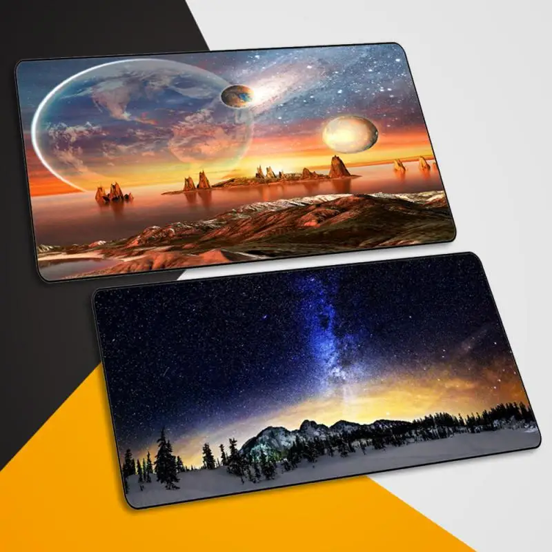 Большой игровой коврик для мыши Star 30x70 см компьютерная игра планшет Настольный с
