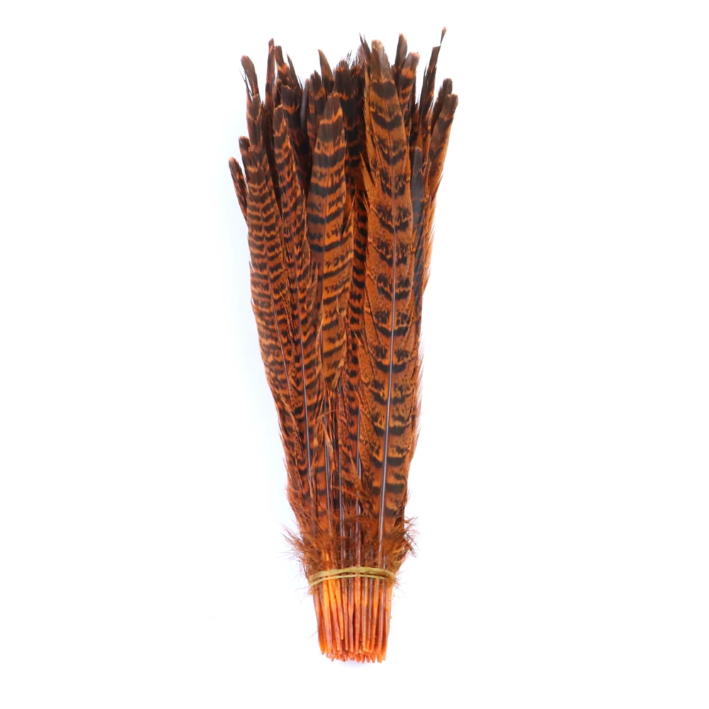 

20pcs Natural Pheasant Feather Tail Dyed 25-30cm for Wedding Plumes DIY Crafts Accessories Decoration Chicken Feathers
