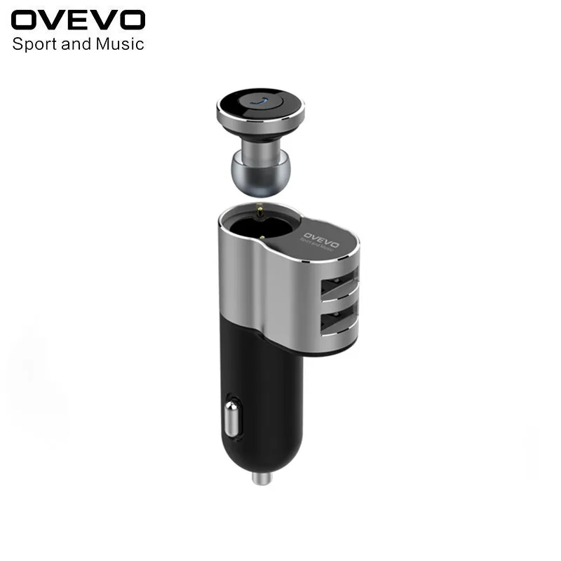 Автомобильные Bluetooth-наушники OVEVO Q10 с автомобильным зарядным устройством |