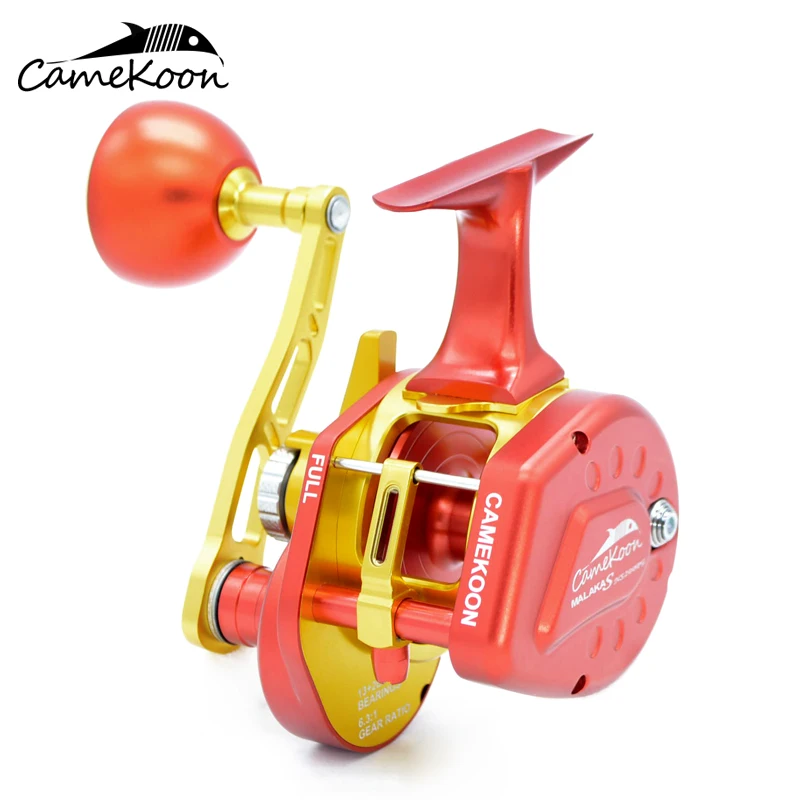 CAMEKOON MALAKAS Series Underhead Reel 35KG Carbon Fibre Drag Lever Drag Saltwater Jigging Fishing Reel Big Game Reel