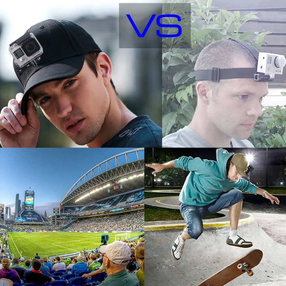 Для Go Pro Аксессуары парусиновая бейсболка кепка с J-Hook Крепежный Винт для GoPro HERO