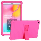 Мягкий силиконовый детский чехол для Samsung Galaxy Tab A 8,0 2019 SM-T290 SM-T295, противоударный чехол с подставкой для планшета