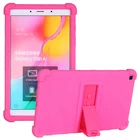 Мягкий силиконовый детский чехол для Samsung Galaxy Tab A 8,0, 2019, SM-T290, SM-T295, SM-T297, противоударный чехол с подставкой