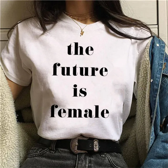 8 Феминистки харадзюку футболка женская феминизма GRL PWR Ullzang футболка для девочек power 90s графическая футболка гранж эстетический топ тройники женские - Цвет: 8