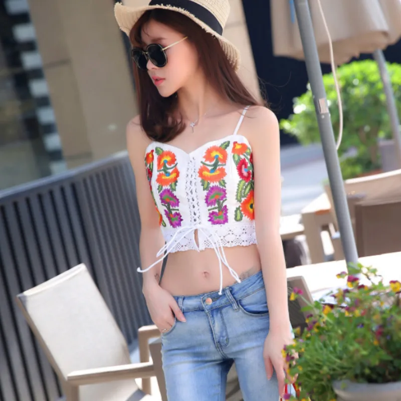 Бретели с вышивкой бретели кружева слинг пальто галстук Высокая талия на