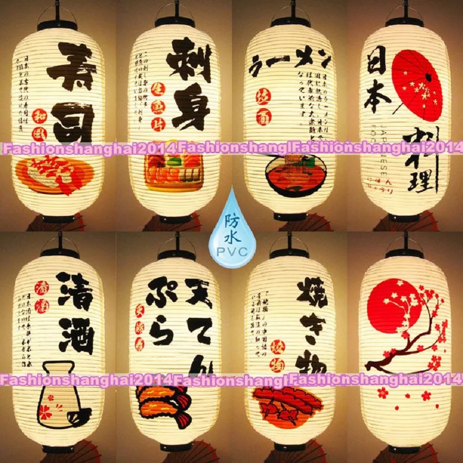 Японский ПВХ водонепроницаемый фонарь подвесной корейский рамен сашими кухня