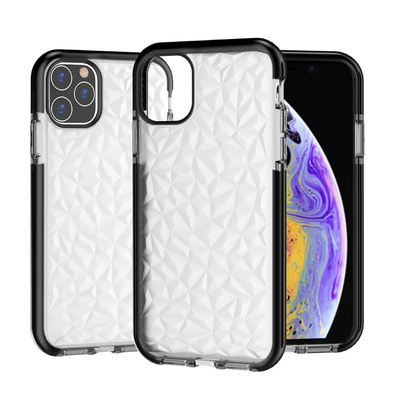 Силиконовый 3D Алмазный чехол для iPhone 11 Pro Max задняя крышка 6 6s 7 8 Plus Xs Xr X Роскошная