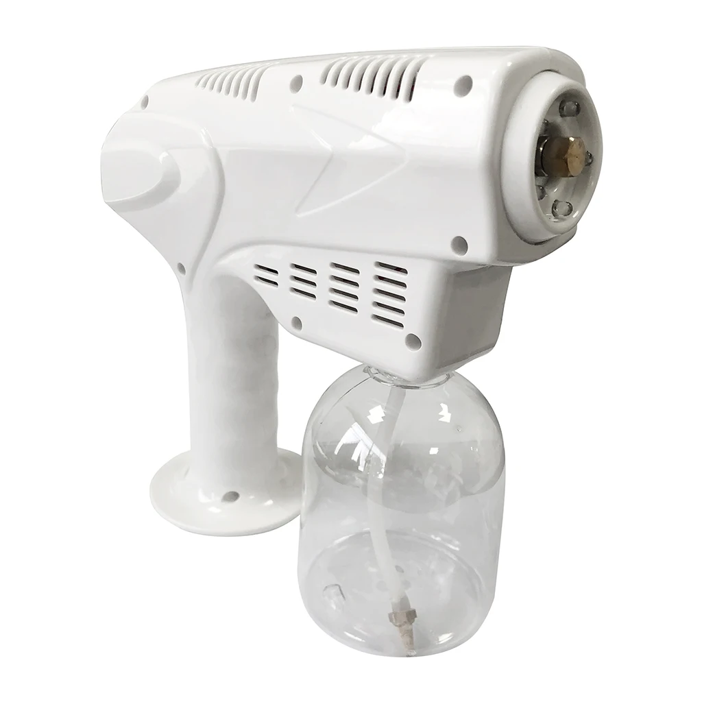 Портативный нано спрей Fogger 500 мл ручной паровой пистолет машина с синим лучом для