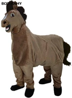 Horse Mascot Costume Cosplay Furry Suits Party Game Fursuit Cartoon Dress Outfits Carnival Halloween Xmas Easter Ad Clothes