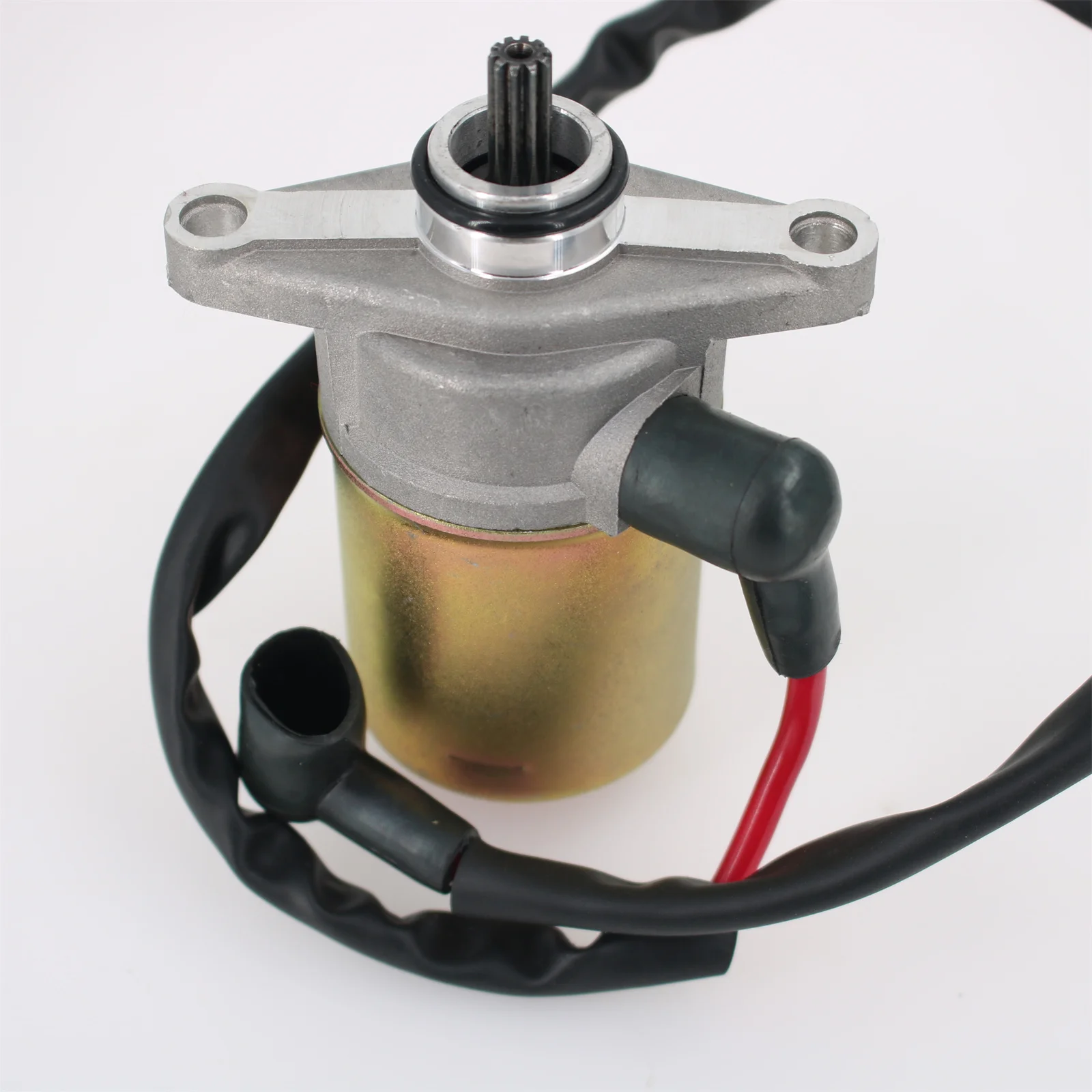 10-зубчатый стартовый двигатель Wilebo с проволочным кабелем для скутера GY6 49cc 50cc 139QMB