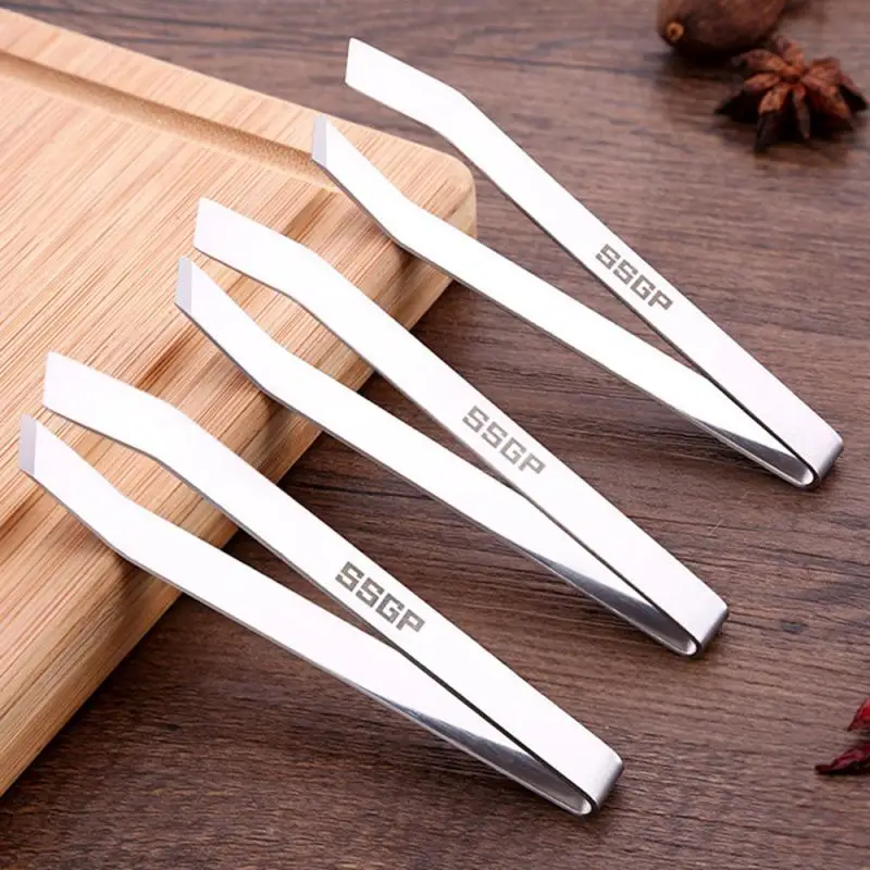 

1pc Stainless Steel Fish Bone Tweezers Pincer Clip Puller Remover Tongs Fish Bone Plucking Clamp Kitchen Gadgets Accessories