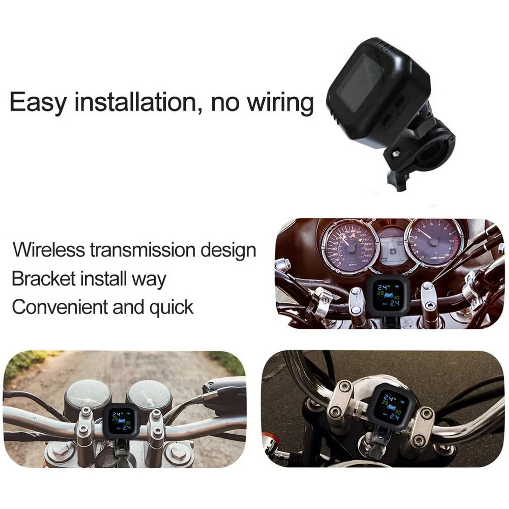 Система контроля давления в шинах TPMS умная Предупреждение Нга с USB зарядкой и 2