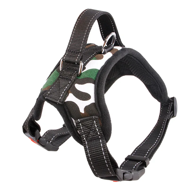 

Hot New Pets Dog Harness Vest Reflective Tape Breathable Mesh Pet Dogs Leash Harness Accessories PLD
