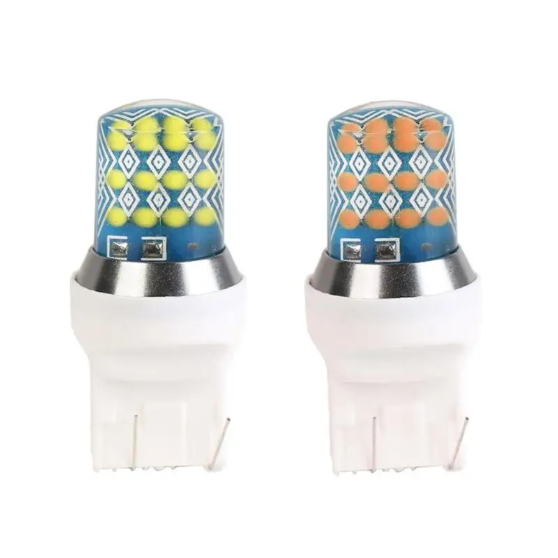 1 пара светодиодный автомобильный стоп сигнал 24SMD T20/3157/7443 резервный светильник s