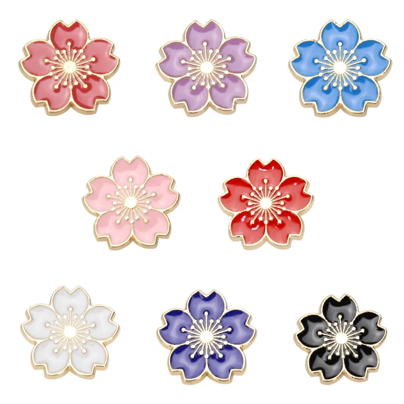 

College cherry blossom brooch brooch girls cute badge uniform brooch clothing accessories