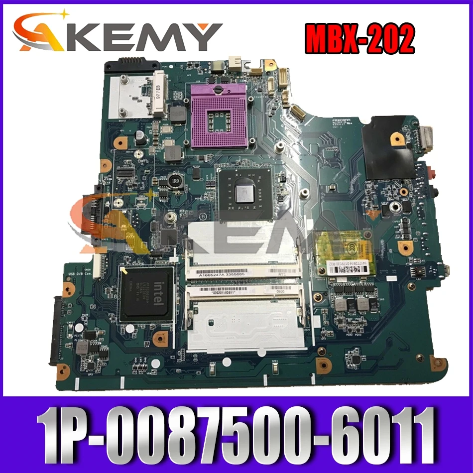 

AKEMY материнская плата для ноутбука Sony Vaio VGN-NS серии DDR2 A1665247A MBX-202 M790 1P-0087500-6011 основная плата работает
