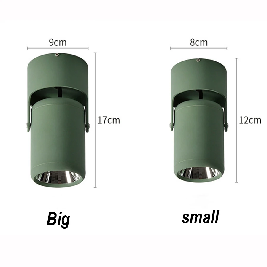 Светодиодный прожектор с поверхностным креплением вращающийся светильник