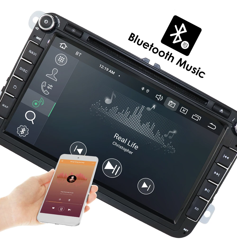 2 din Android 9,0 Восьмиядерный 4 Гб ОЗУ 64 гром автомобильный DVD для VW Passat CC Polo GOLF 5 6 Touran EOS T5 Sharan Jetta Tiguan gps Радио BT