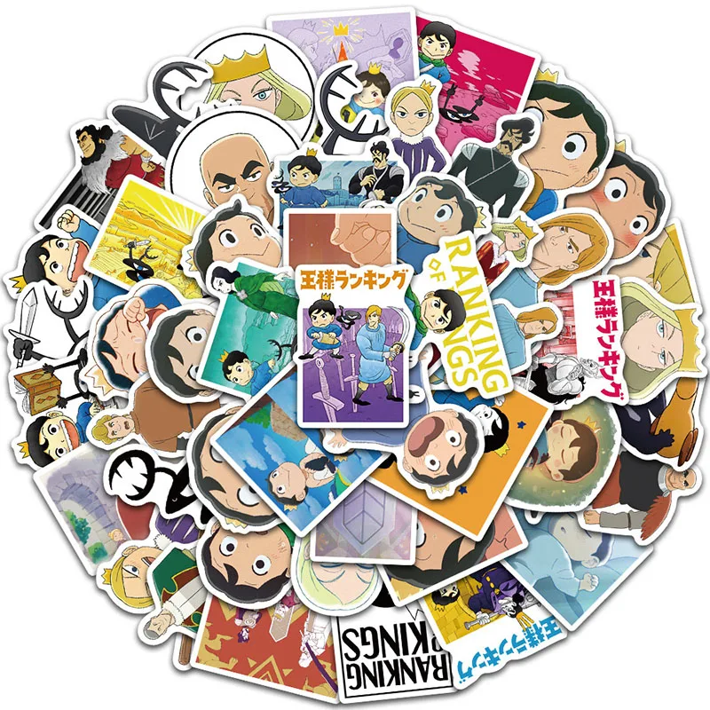 

50 шт./лот наклейка рейтинг королей Ousama рейтинг фигурки крыльца Kak Дада Шилин ноутбук скейтборд чемодан ноутбук гитара наклейка