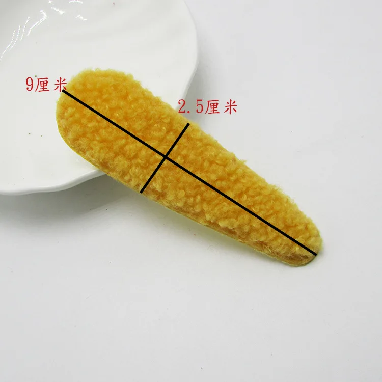 Новый милый плюшевый бархат шпильки для ткани 8 см BB клипсы ручной работы