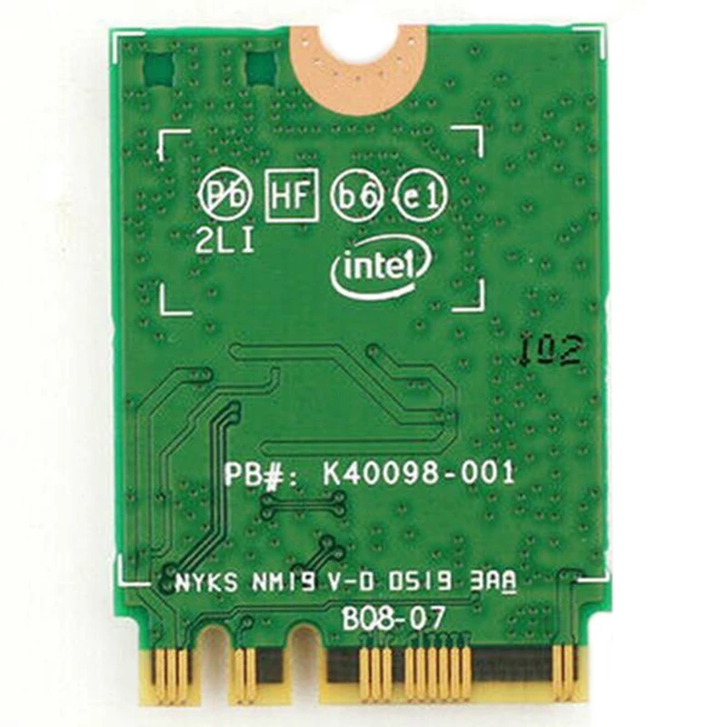 Двухдиапазонный 2 4 Гбит/с Wi-Fi 6 AX200NGW 802.11Ax/Ac MU-MIMO 2X2 AX200 NGFF M.2 Bluetooth 5 0 сети Wlan Card