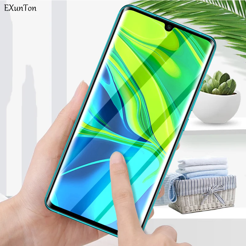 Защитная пленка из ТПУ для Xiaomi Mi Note 10 Pro защитная CC9 полное покрытие мягкая