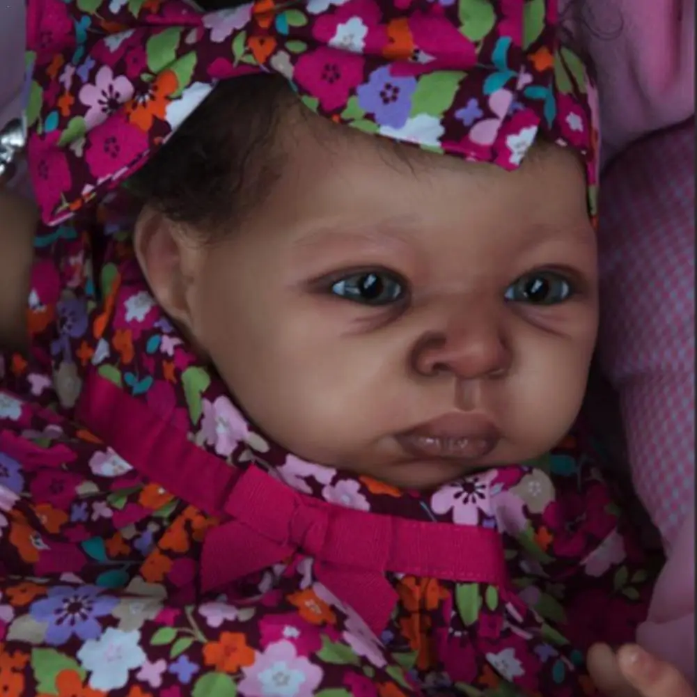 

Популярный этнический комплект кукол Реборн, очень мягкая настоящая Неокрашенная кукла, сделай сам, свежие части, цвет F9A5