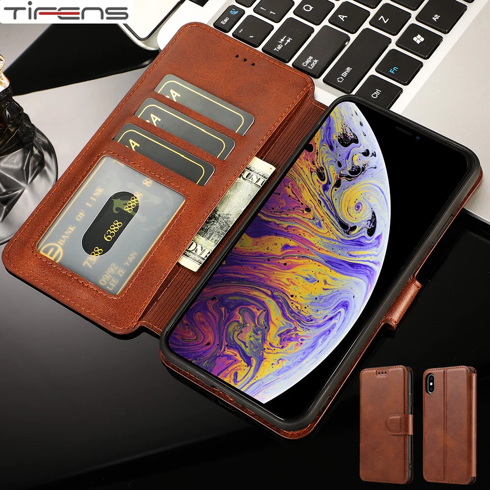 Роскошный кожаный флип кошелек для iPhone SE 2020 чехол 11 Pro XS MAX X XR 8 7 6s 6 Plus 5 звеньев слот