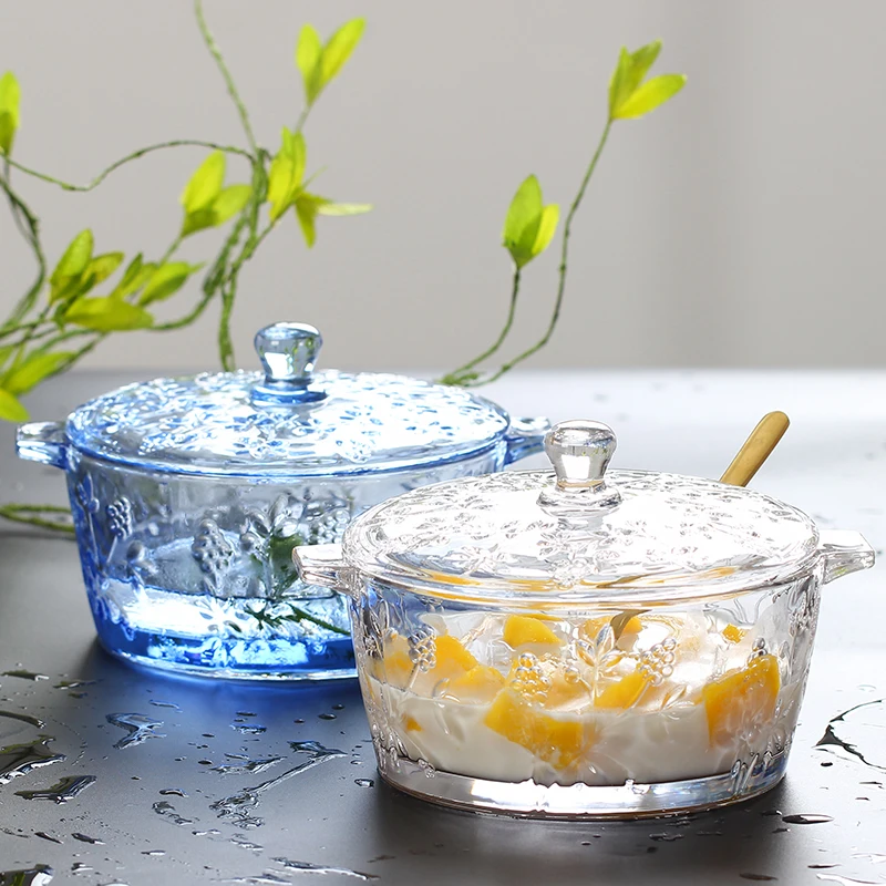 Бесплатная доставка винтажные рельефные резные суповые раковины с крышкой для