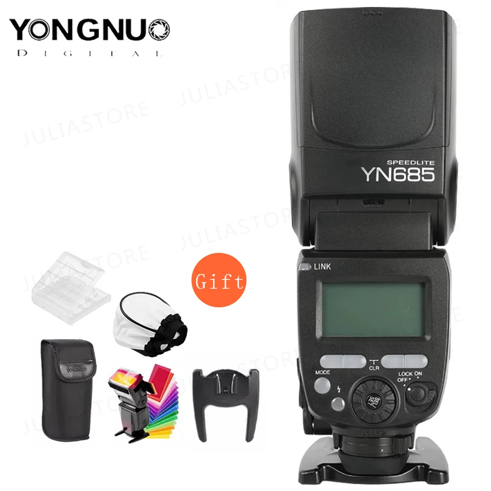 Yongnuo YN685 YN 685 GN60 2 4G система i TTL HSS Беспроводная вспышка Speedlight с радиоприемником для