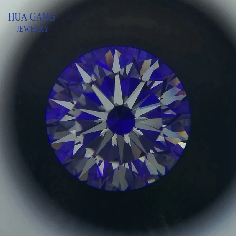 10 сердца и стрелка огранка Муассанит 0.5CT D Цвет ВВС ясности 5 0 мм круглая