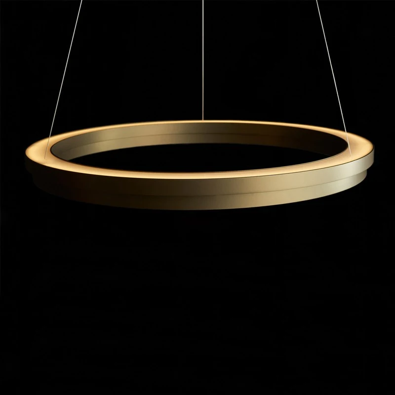 Minimalist chandelier circle lamp combination living room headlights creative Nordic style lighting restaurant light person | Лампы и