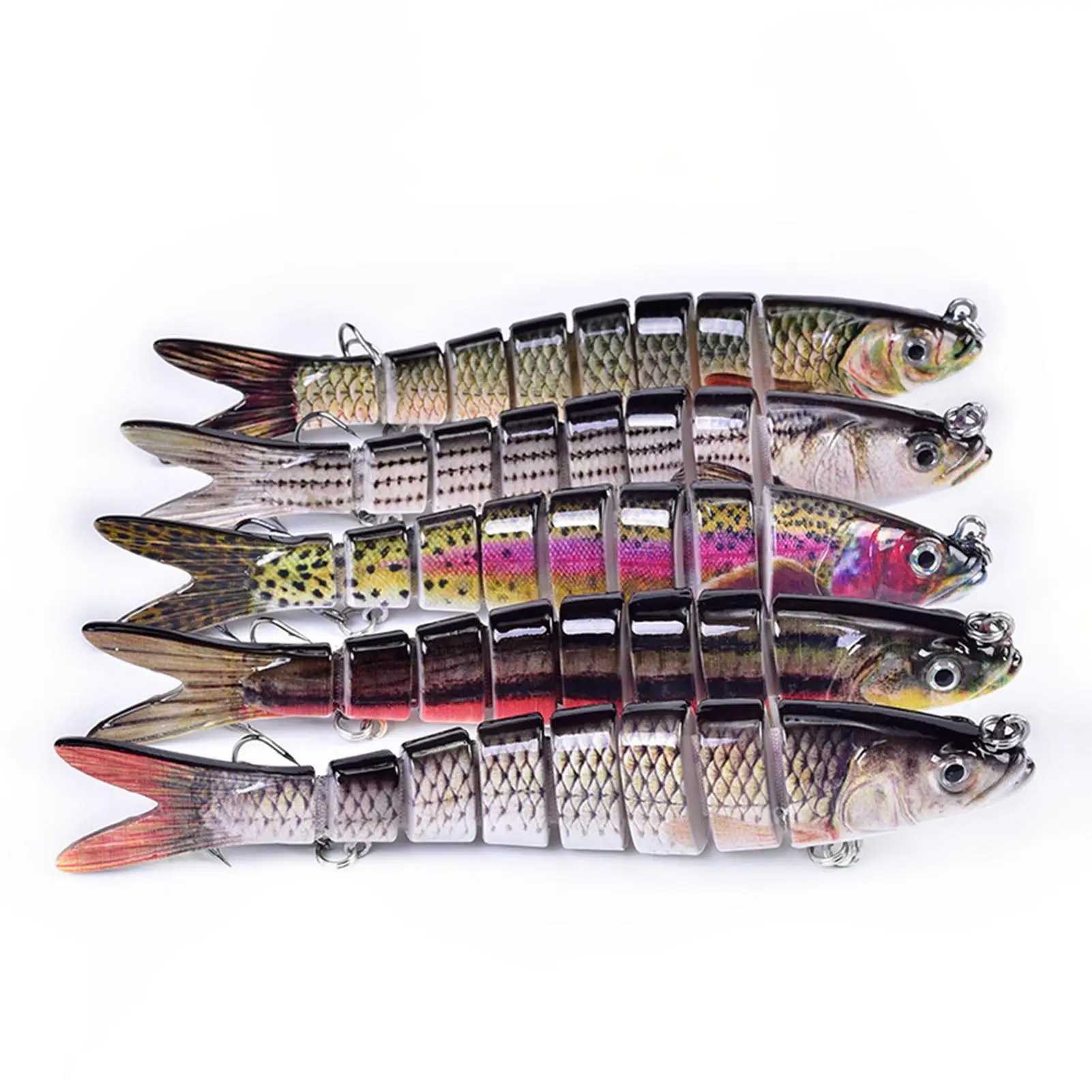 

4cm 27g Sinking Wobblers Fishing Lures Jointed Crankbait Multi Jointed 8 Segment Hard Artificial Bait For Fishing Tackle Lure