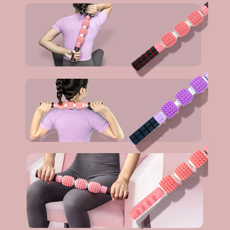 

Muscle Roller Yoga Massage Stick for Relief Muscle Soreness Help Calf Leg and Back Relax for Exercise Runners & Dancers PR Sale