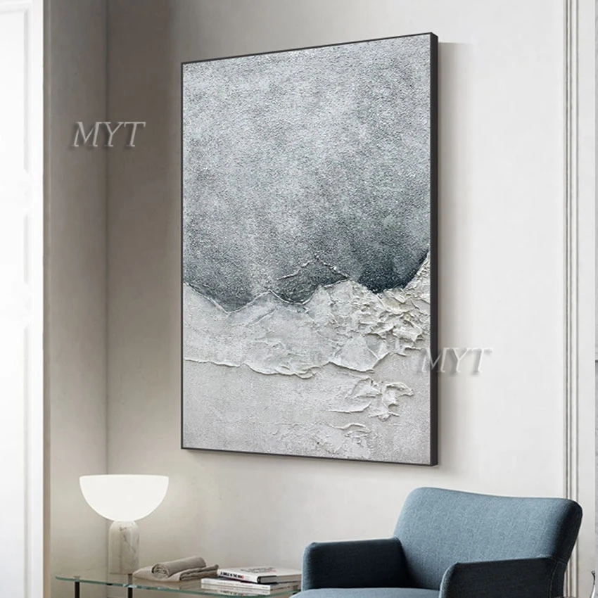 

Новый декоративный художественный толстый механизм, дизайн, белый, серый дисплей для украшения стен отеля