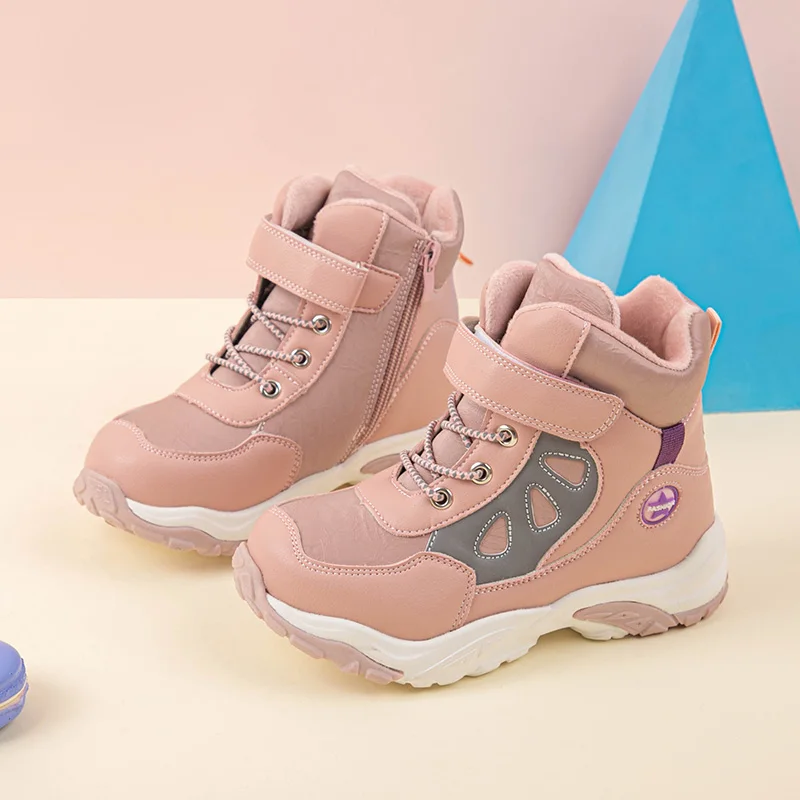 MMNUN детская обувь ботинки на мальчика зимние детские сапоги сноубутсы для