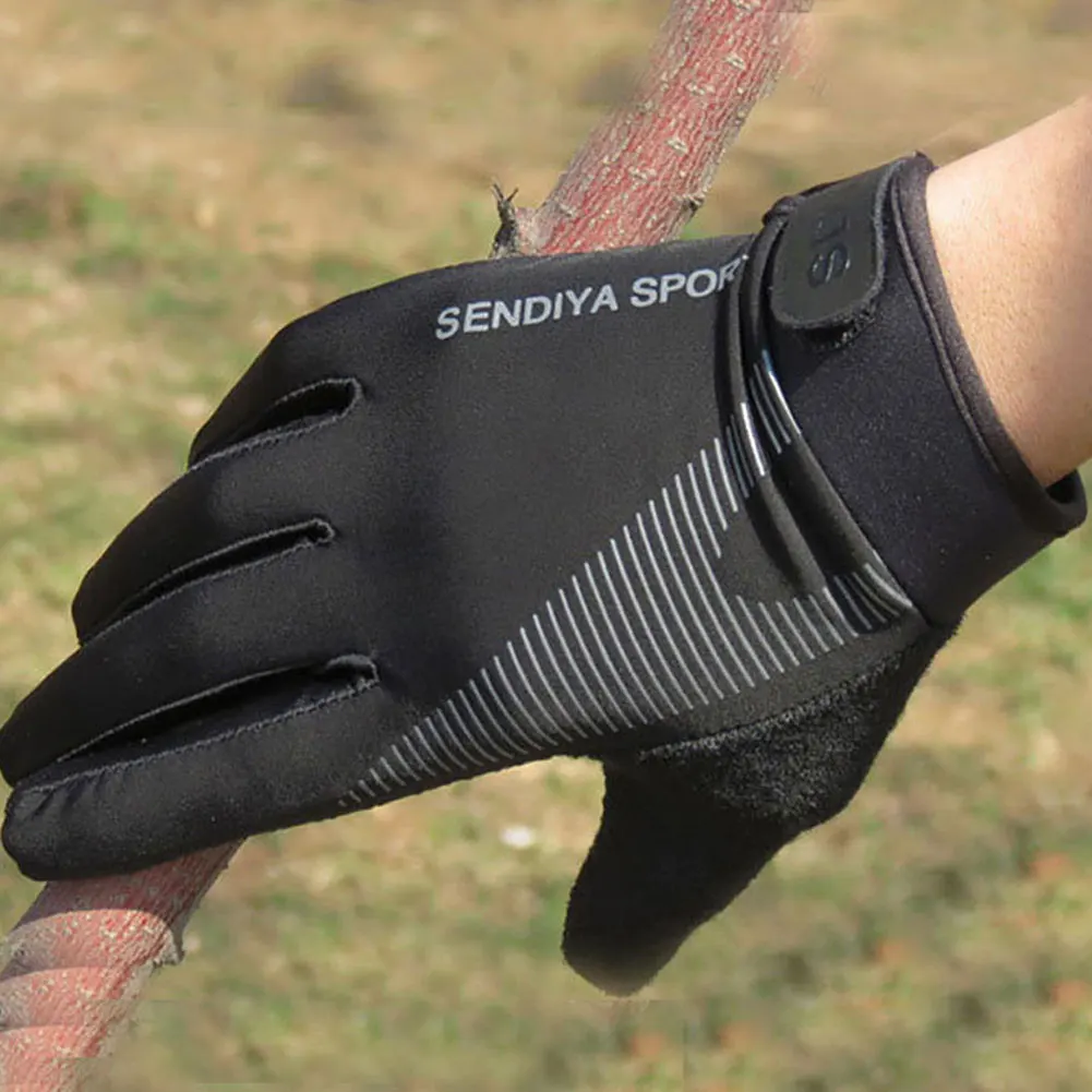 

Bike Bicycle Gloves Full Finger Touchscreen Men Women MTB Gloves Breathable Summer Mittens Fitness Sun Proof Ultra-thin Fabric