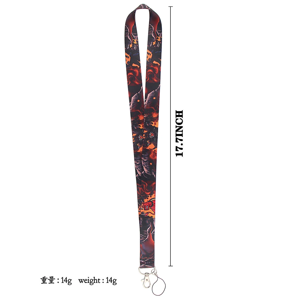 

HJ89 Watchdog Movies Lanyard Neck Strap Rope For Mobile Cell Phone ID Card Badge Holder With Keychain Keyring