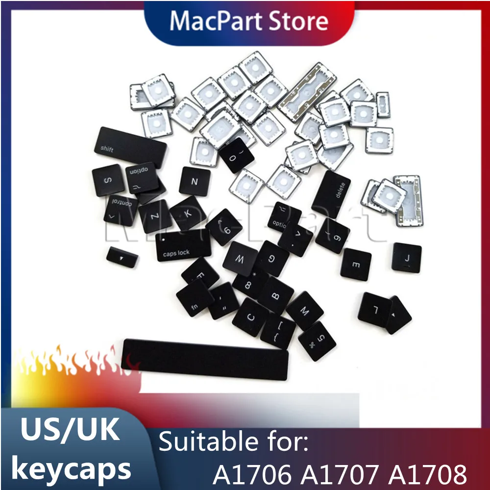 A1706 A1707 A1708 Клавиши клавиатуры keycap для ноутбука Macbook Pro Retina, крышка клавиши. Совершенно новая 2016 2017 UK/US раскладка.