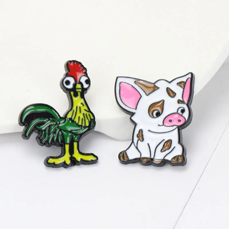 Мультяшная Аниме Фигурка брошь и эмалевые булавки мультяшный креативный