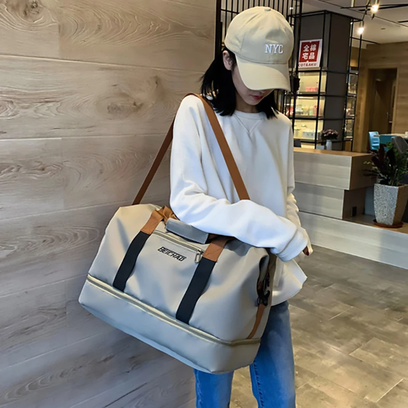 

Fashion Cross Travel Bags For Women Large Capacity Storage Bag Waterproof Weekend Sac Voyage Femme Female Messenger Bag