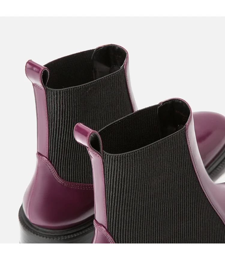 SWYIVY Chelsea Boots Womens Women Winter Ankle Boots Female Designer Shoes Casual Plush Warm Black Shoes Ladies Snow Boots