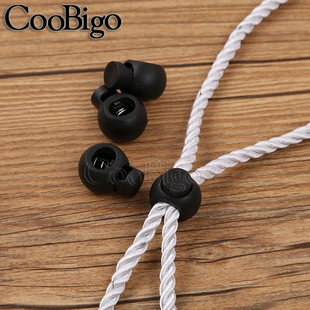 10 шт черный шнур замок фиксаторы уход за кожей лица круглый шар из пластика для