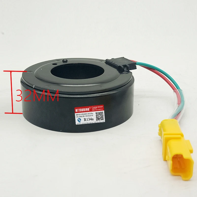 6V12 AC A/C компрессор кондиционера Магнитный электромагнитный обмотка муфты для Sanden SD6V12 для peugeot 307 206 96*64*45*32 мм