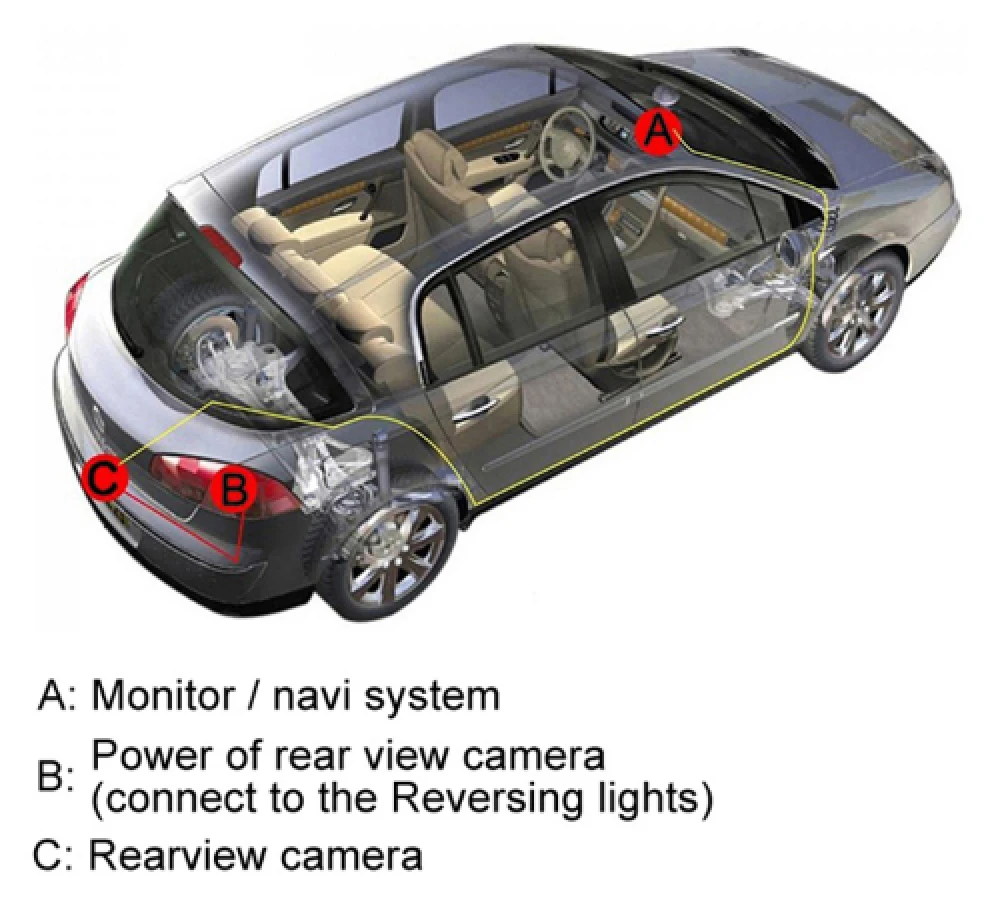 Камера заднего вида с ночным видением Krtabo для Mazda CX-9 CX9 CX 9 2007 2008 2009 2010 2011 2012 2013 2014 |