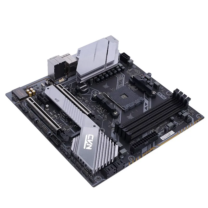 Billig Bunte CVN B550M GAMING PRO V14 Speicher Unterstützung Dual-kanal DDR4 2666/2400/2133MHz RAM USB 3,0 SATA 3,0 AM4 Interface