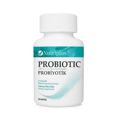

NUTRIPLUS PROBIOTICS MIKRORGANIZMA CONTAIN CAP. PLUG. THE FOOD 30LU