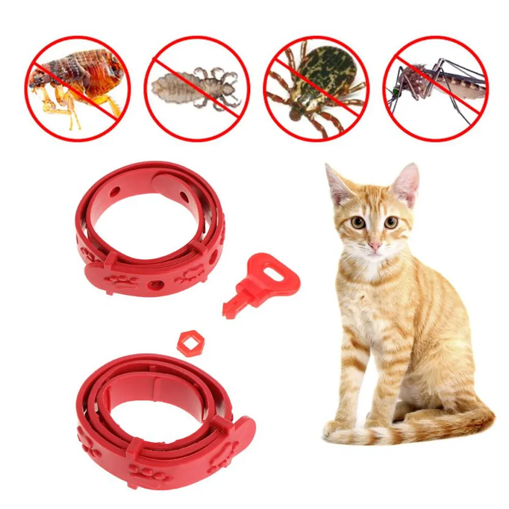 1 шт. антиблошиный ошейник для защиты от клещей комаров насекомых 42 см
